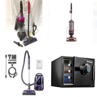 Pallet – 13 Pcs – Home Security & Safety – Damaged / Missing Parts / Tested NOT WORKING – SentrySafe, Shark, Kenmore, Dyson