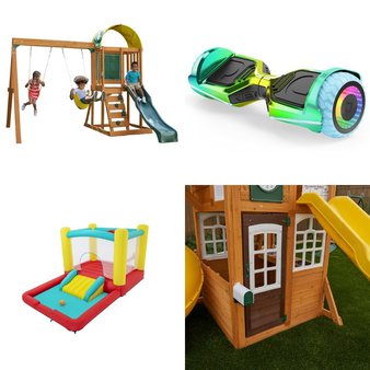 Pallet – 16 Pcs – Powered, Outdoor Play, Game Room, Not Powered – Customer Returns – Jetson, Razor Power Core, KidKraft, MD Sports