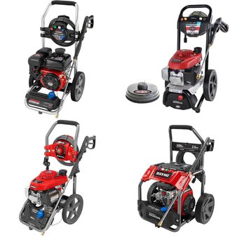 Pallet – 11 Pcs – Pressure Washers – Customer Returns – Black Max, Workchoice, Simpson, Powerstroke