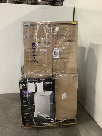 3 Pallets – 26 Pcs – Air Conditioners – Untested Customer Returns – Major Retailer