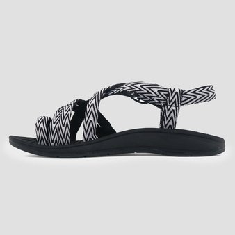 47 Pcs – Mossimo Supply Co. Women’s Ada Multi Strap Hiking Sandals Black Size 6 – New – Retail Ready