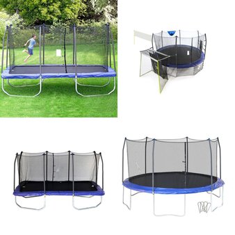 Pallet – 9 Pcs – Trampolines, Camping & Hiking – Damaged / Missing Parts / Tested NOT WORKING – Skywalker Trampolines, Ozark Trail, Venum
