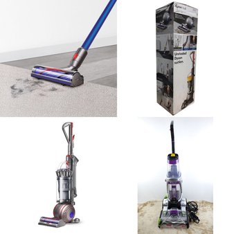 Pallet – 10 Pcs – Vacuums – Damaged / Missing Parts / Tested NOT WORKING – Dyson, Shark, Bissell