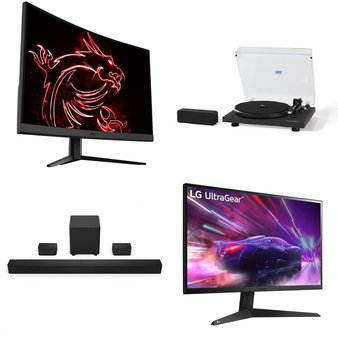Pallet – 30 Pcs – Monitors, Speakers, Portable Speakers, Automotive Accessories – Customer Returns – LG, onn., ION Audio, VIZIO