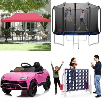 Pallet – 8 Pcs – Unsorted, Vehicles, Patio, Trampolines – Customer Returns – Funtok, Outdoor Basic, TRIPLE TREE, Costway