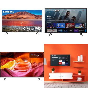 1 Pallet – 10 Pcs – TVs – Tested Not Working (Cracked Display) – onn., TCL, LG, Samsung