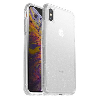 32 Pcs – Otterbox 77-60086 iPhone XS Max Symmetry OtterBox Case, Clear Stardust Silver Flake – Like New, Open Box Like New – Retail Ready
