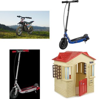 Pallet – 13 Pcs – Powered, Outdoor Play, Vehicles, Trains & RC – Customer Returns – Razor Power Core, Razor, Little Tikes
