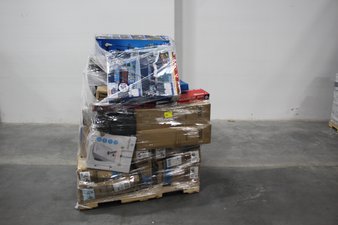 1 Pallets – 35 Pcs – New Office Supplies, Cycling & Bicycles, Over Ear Headphones, TV Stands, Wall Mounts & Entertainment Centers – New and New Damaged Box – Walmart