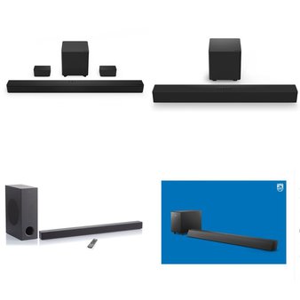 Pallet – 24 Pcs – Speakers – Customer Returns – Philips, onn., VIZIO