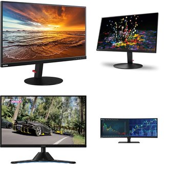 17 Pcs – Monitors – Stand Included – Refurbished (GRADE A, GRADE C) – 61CBGAR1US, 65ECGAC1US, 61C1RAR2US, 61D5RAR1US