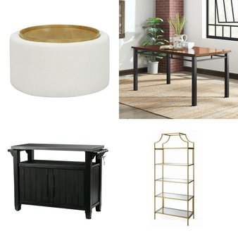 CLEARANCE! Pallet – 22 Pcs – Office, Bedroom, Dining Room & Kitchen, Living Room – Overstock – Better Homes & Gardens, Mainstays