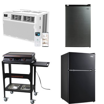 Pallet – 4 Pcs – Refrigerators, Air Conditioners, Griddles & Skillets, Freezers – Overstock – Arctic King