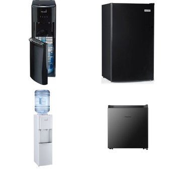 Pallet – 9 Pcs – Bar Refrigerators & Water Coolers, Freezers, Refrigerators – Customer Returns – Primo Water, HISENSE, Igloo