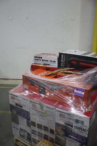 6 Pallets – 70 Pcs – Portable Speakers, Speakers – Untested Customer Returns – Walmart