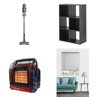 Pallet – 16 Pcs – Heaters, Curtains & Window Coverings, Vacuums, Office – Customer Returns – Mainstays, Mr. Heater, Shark, Mm
