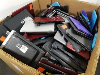 Pallet – 351 Pcs – Laptop & Desktop Computers – Scrap – HP, DELL, ACER, Toshiba