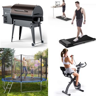 Pallet – 8 Pcs – Exercise & Fitness, Unsorted, Trampolines, Vehicles – Customer Returns – MaxKare, Costway, YDZJY, BTMWAY