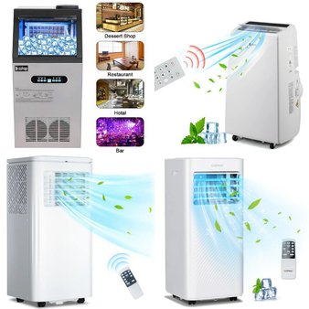 Pallet – 16 Pcs – Unsorted, Air Conditioners, Luggage, Office – Customer Returns – Ktaxon, Costway, CHITOOMA, Homfa