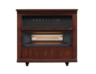 5 Pcs – Infragen 13QH8000-W500 Portable Smart Heater with Safer Plug and Safer Sensor, Walnut Brown – New – Retail Ready
