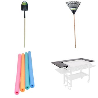 Pallet – 13 Pcs – Gardening Hand Tools, Pools & Water Fun – Customer Returns – Grow IT!, Robelle, Snow Joe, HomeTrends