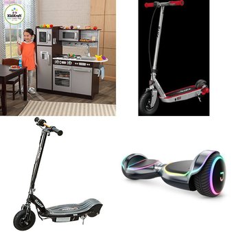 CLEARANCE! Pallet – 10 Pcs – Powered, Pretend & Dress-Up, Vehicles, Trains & RC – Customer Returns – Razor, KidKraft, Razor Power Core, Razor USA, LLC