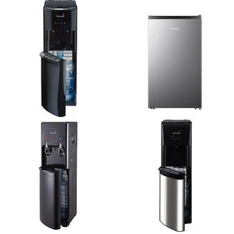 Pallet – 7 Pcs – Bar Refrigerators & Water Coolers, Refrigerators – Customer Returns – Primo Water, Primo, HISENSE, Igloo