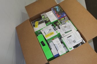 1 Parcel Box- 24 Pcs – OPEN BOX As-Is Gaming Accessories – Batteries & Chargers