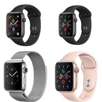 18 Pcs – Apple Watch – Refurbished (GRADE D) – Models: MU6D2LL/A, MQKU2LL/A, MP032LL/A, MQJR2LL/A
