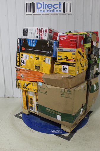 Pallet – 41 Pcs – Power Tools, Tool Accessories, Leaf Blowers & Vaccums, Kitchen & Bath Fixtures – Customer Returns – DEWALT, Milwaukee, Porter-Cable, Echo