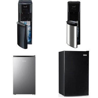 Pallet – 6 Pcs – Bar Refrigerators & Water Coolers, Refrigerators – Customer Returns – Igloo, Primo Water, HISENSE, Primo