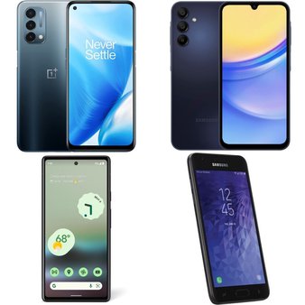 Case Pack – 24 Pcs – Phones – Customer Returns (Plug and Play Tested) – Samsung, Motorola, AT&T, OnePlus