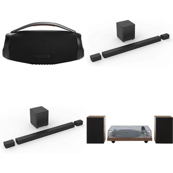 6 Pallets – 235 Pcs – Speakers, Portable Speakers, Accessories, CD Players, Turntables – Customer Returns – onn., Philips, VIZIO, JBL