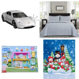 1 Pallets – 56 Pcs – New Vehicles, Trains & RC, Bedding Sets – New and New Damaged Box – Walmart