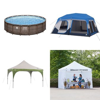 6 Pallets – 109 Pcs – Camping & Hiking, Unsorted, Pools & Water Fun – Customer Returns – Ozark Trail, Coleman, Ozark, Igloo
