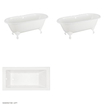 Pallet – 3 Pcs – Hardware, Kitchen & Bath Fixtures – Open Box Like New – Signature Hardware