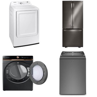 4 Pcs – Laundry – Like New, Open Box Like New – Samsung, LG, Whirlpool Corporation