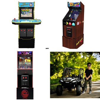 Pallet – 16 Pcs – Game Room, Outdoor Sports, Cycling & Bicycles, Not Powered – Customer Returns – ARCADE1up, Chillafish, Jetson, Majik