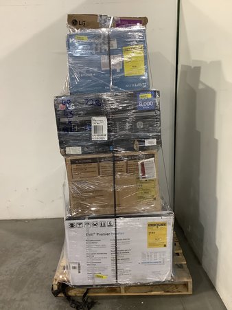 6 Pallets – 62 Pcs – Air Conditioners, Microwaves, Decor – Untested Customer Returns – Major Retailer