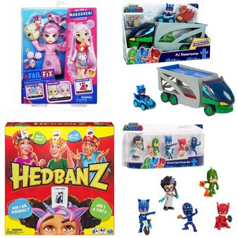 Pallet – 146 Pcs – Dolls, Vehicles, Trains & RC, Action Figures, Boardgames, Puzzles & Building Blocks – Customer Returns – PJ Masks, FailFix, Hasbro, Barbie