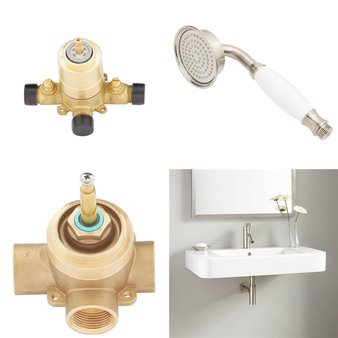 Pallet – 74 Pcs – Hardware, Unsorted, Bath, Kitchen & Bath Fixtures – Open Box Like New – Signature Hardware
