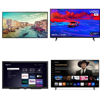 Flash Sale! 6 Pcs – LED/LCD TVs (48″ – 85″) – Refurbished (GRADE A) – Element Electronics, VIZIO, Samsung