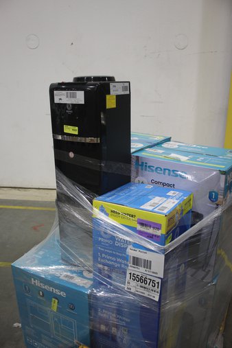 3 Pallets – 18 Pcs – Bar Refrigerators & Water Coolers, Freezers – Untested Customer Returns – Walmart