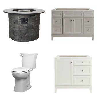 SPECIAL! Manifested Truckload – 26 Pallets – 68 Pcs – Kitchen & Bath Fixtures, Patio, Unsorted, Bathroom – Customer Returns – Allen & Roth, Style Selections, Project Source, Diamond FreshFit