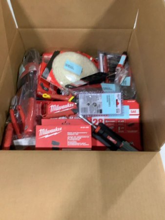 1 Parcel Box – 286 Pcs – Milwaukee Tools – Untested Customer Returns – Major Retailer