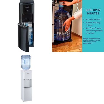 Pallet – 9 Pcs – Bar Refrigerators & Water Coolers – Customer Returns – Primo Water, Primo