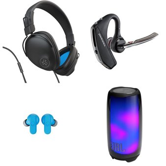 Pallet – 245 Pcs – In Ear Headphones, Audio Headsets, Over Ear Headphones – Open Box Customer Returns – onn., PDP, Blackweb, Skullcandy