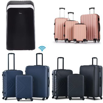 Pallet – 18 Pcs – Luggage, Air Conditioners, Hand Tools, Unsorted – Customer Returns – Travelhouse, Zimtown, Midea, UBesGoo