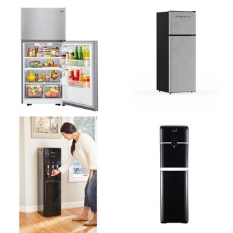 6 Pallets – 57 Pcs – Bar Refrigerators & Water Coolers, Freezers, Refrigerators, Accessories – Customer Returns – HISENSE, Primo Water, Primo, Galanz