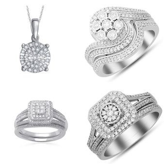 25 Pcs – Jewelry – New – Retail Ready – Arista, Forever Bride, Brilliance, Believe by Brilliance